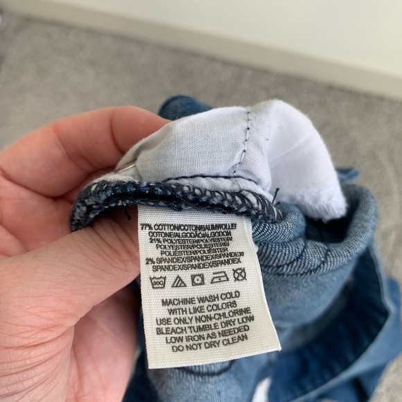 Free People Zipper Ankle Skinny Medium Washed Denim Blue Jeans Size W 27 - Picture 10 of 10